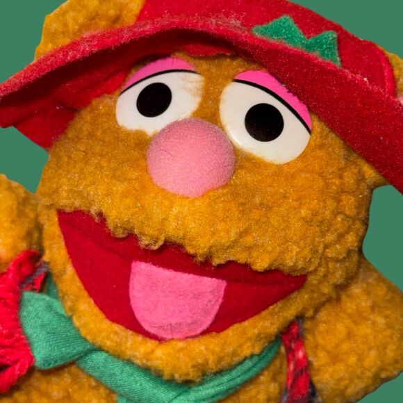 Vintage 1987 Muppet Babies Baby Fozzy Bear Stuffed Animal  6” - Picture 2 of 6